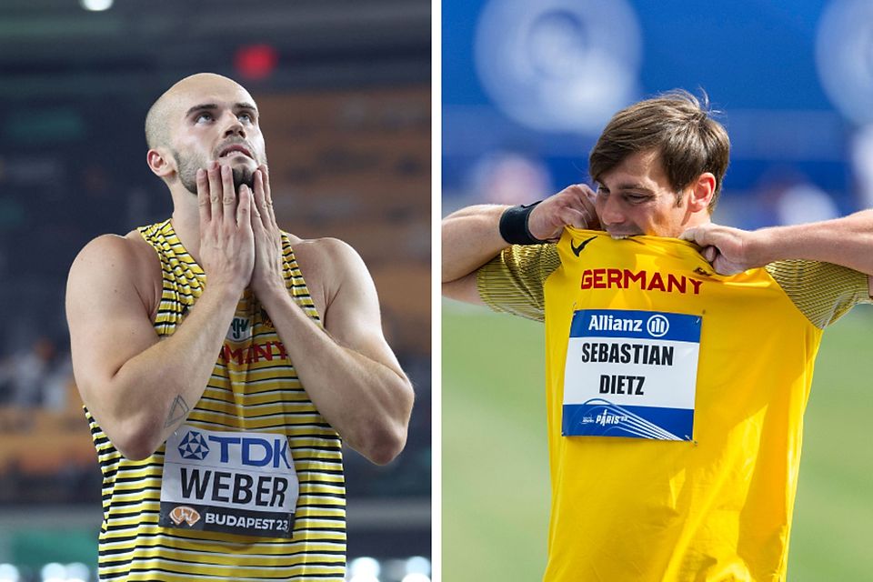 Keine einzige Medaille gab's für Deutschland bei der Leichtathletik WM 2023 für Athleten wie Diskuswerfer Sebastian Dietz oder Speerwerfer Julian Weber