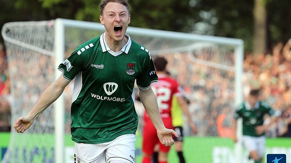 Joshua Endres will auch in der 3. Liga für die Schweinfurter jubeln.