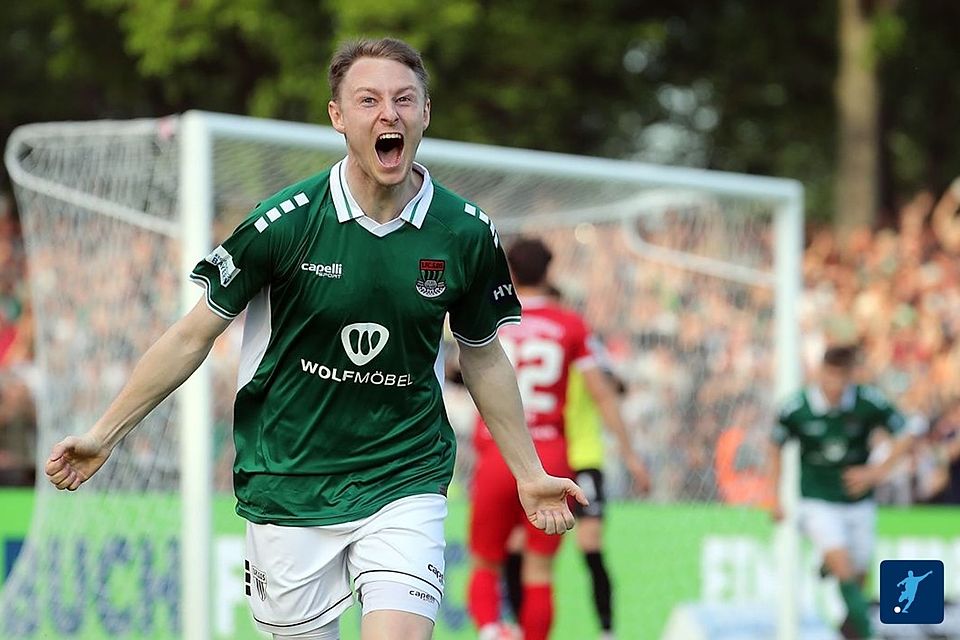 Joshua Endres will auch in der 3. Liga für die Schweinfurter jubeln.