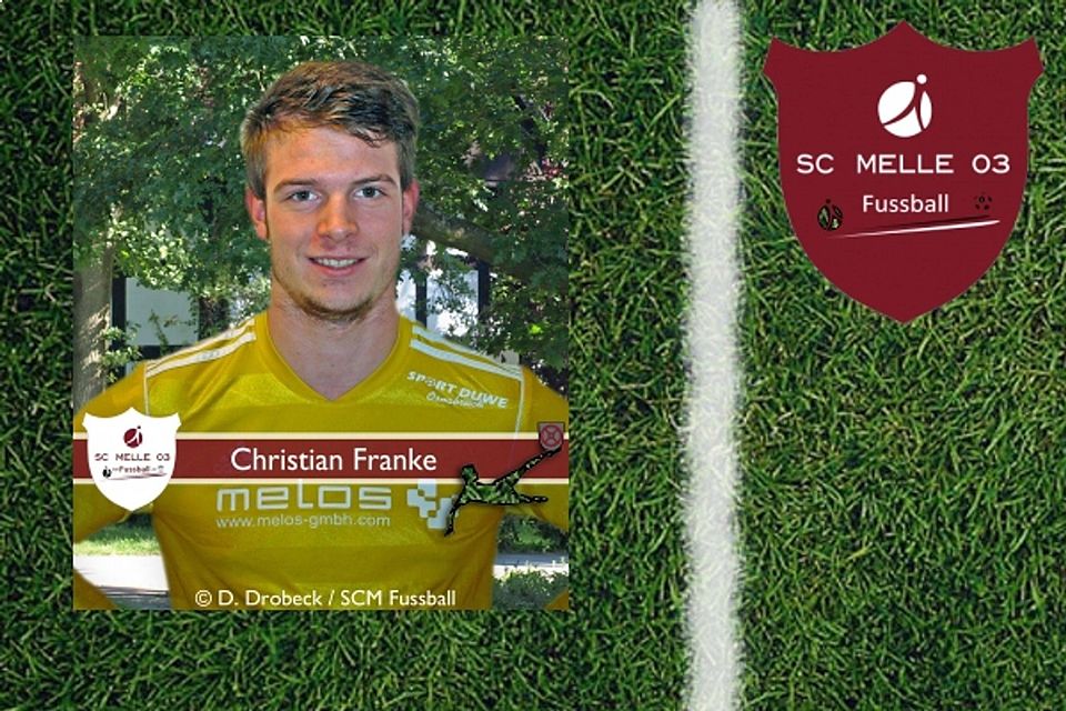 Sein Startelfdebüt beim SC Melle gilt als wahrscheinlich: Christian Franke.