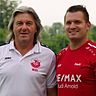 Aufhausens Trainer Christoph Stocker (r.) und sein Co-Trainer Willi Hetznecker sind mit dem TSV fast am Ziel.