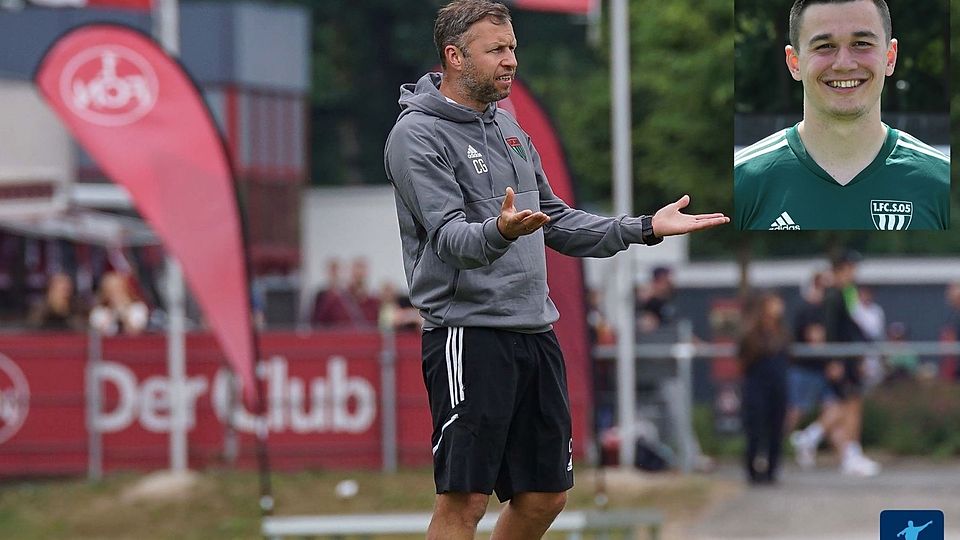 Schnüdel-Coach Christian Gmünder (großes Foto) muss monatelang auf Neuzugang Fabian Cavadias (kleine Foto) verzichten.