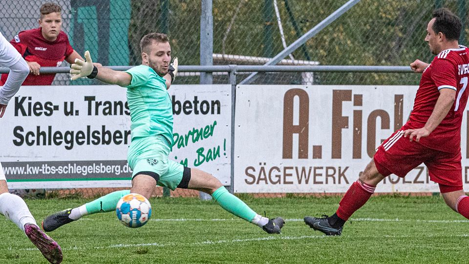 Fabio Zeche (links) wird in der Saison 2023/24 das Tor des TSV Schwabmünchen hüten.