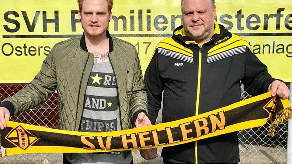Marcel Jennebach (links) wechselt im Sommer zum SV Hellern. Rechts Thomas Schocke.