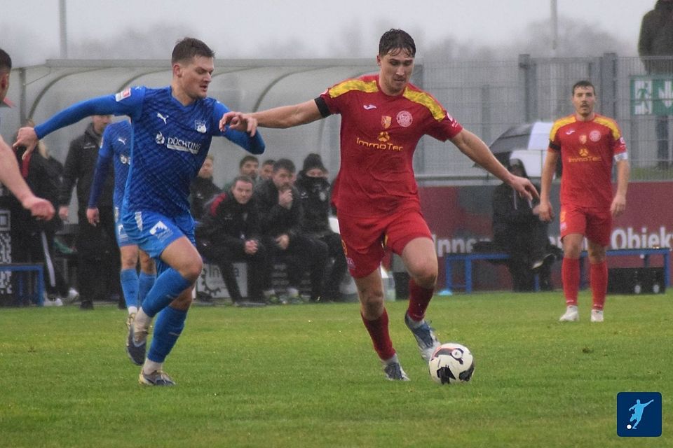 Rhynern (in Blau) vs. Wattenscheid in der kommenden Saison vielleicht ein Regionalliga-Duell.