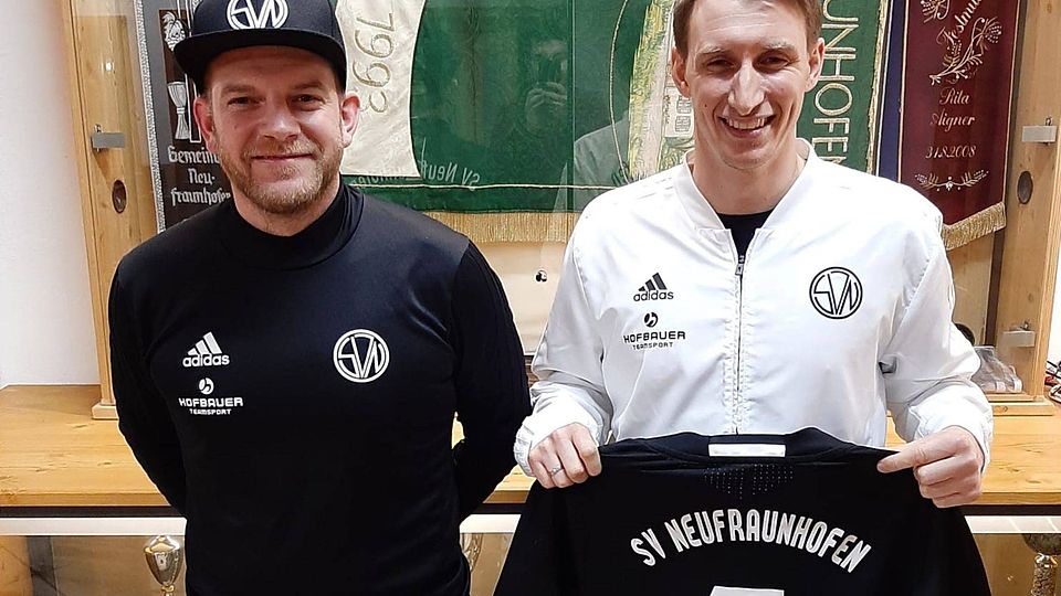 Hans Bader und Daniel Treimer coachen in der kommenden Saison den SV Neufraunhofen.