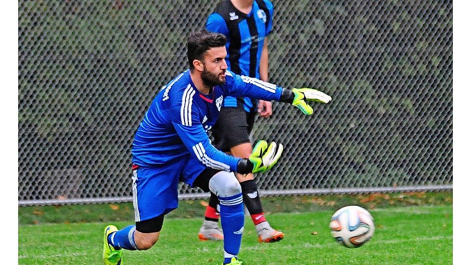 Vergangene Saison war Burak Demirel die Nummer eins im Weilimdorfer Tor. Doch zurzeit muss der Keeper noch seinen Trainingsrückstand wettmachen. Foto:Günter E. Bergmann