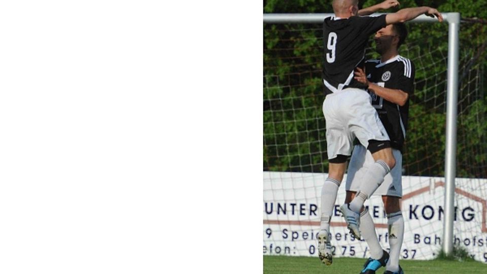 Der TSV Kirchenlaubach-Speichersdorf kann mit einem Sieg beim FC Steinmbach-Dürrenwaid die Meisterschaft in der Bezirksliga Oberfranken Ost klarmachen. F: Peter Mularczyk