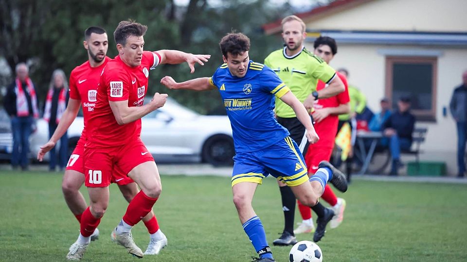 Torschützen im Duell: VfB-Kapitän (li.) Nico Weismor und Alexander Rohde.