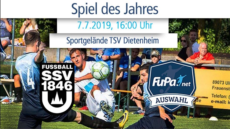 Der Kader der FuPa-Auswahl aus dem Bezirk Donau/Iller für das Spiel gegen den SSV Ulm 1846 Fußball steht fest.