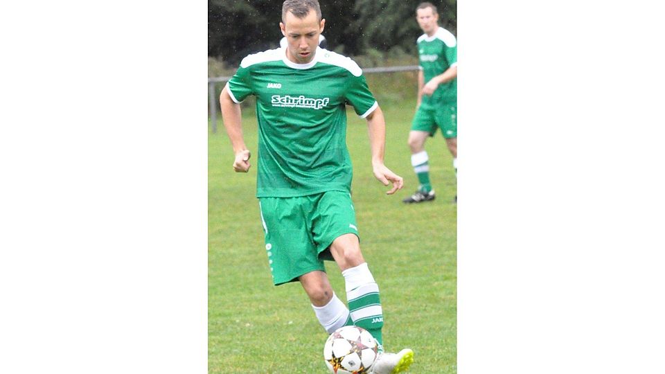 Sebastian Bloß erzielte den zwischenzeitlichen Ausgleich für den TSV Ilbeshausen.  	Archivfoto: Zinn