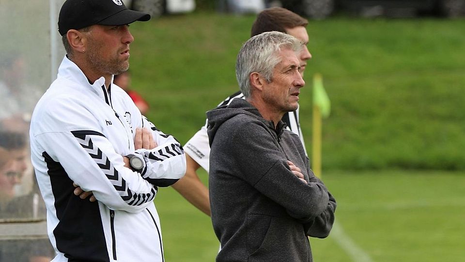 Karl-Heinz Pittoni (rechts) ist nicht mehr Trainer beim SV Prackenbach.
