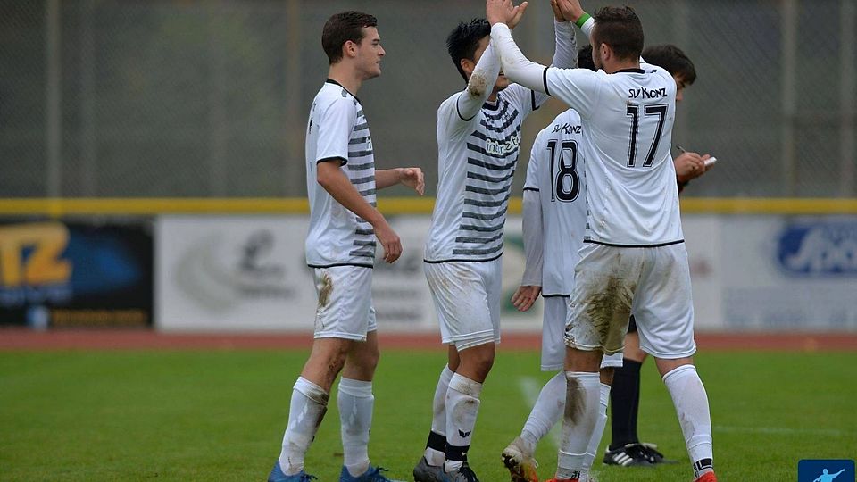 Die Spieler des SV Konz feierten gegen den Luxemburger Zweitligisten Medernach einen 1:0-Testspielerfolg.