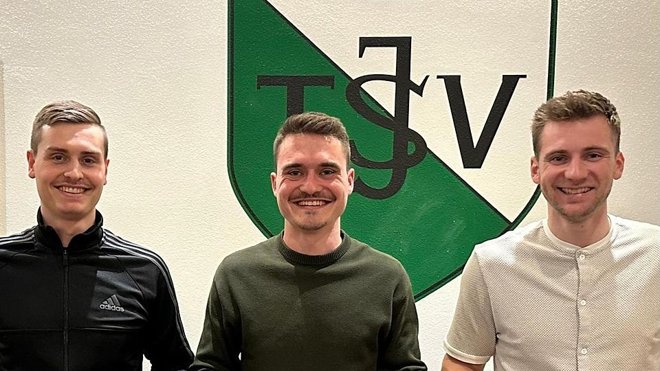 Das TSV-Trainerteam: Cheftrainer Markus Pöllner, Torwarttrainer Daniel Witetschek und Co-Trainer Wlad Beiz (v.l.).