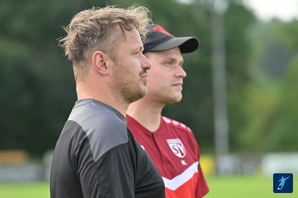 Die Haibacher um Coach Markus Rainer (vorne) absolvieren bislang eine starke Runde.