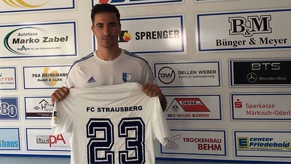 Neuzugang: Ihab Al-Khalaf hat beim FC Strausberg unterschrieben.  Foto: FC Strausberg