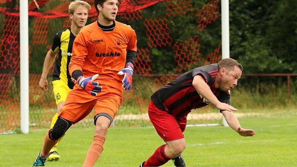 Julian Wehlmann wird Keeper beim FC Thüringen Weida. © GO-Sportfotografie