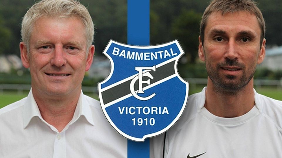 Spielleiter Friedbert Ohlheiser (links) schwärmt in höchsten Tönen von seinem Trainer Uli Brecht.  Foto/Grafik: Pfeifer/cwa