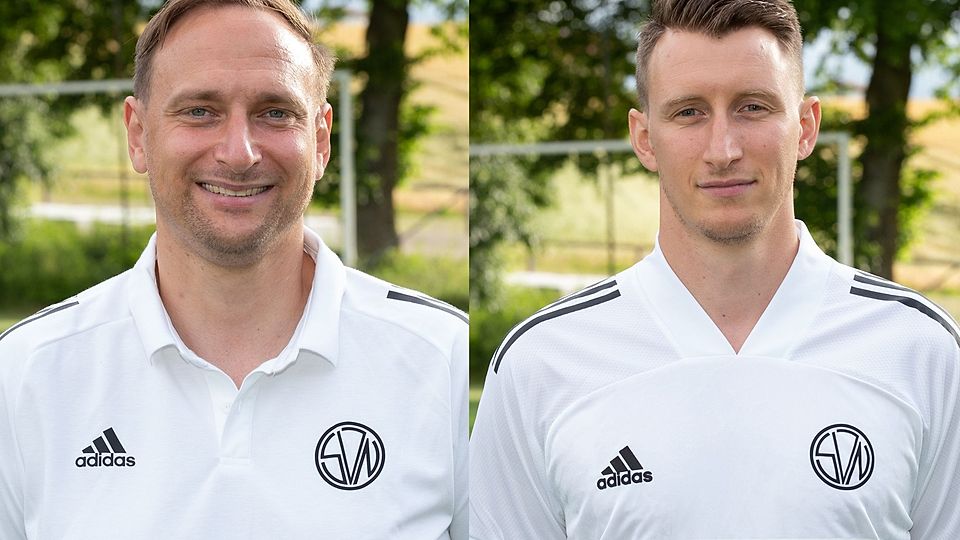 Neufraunhofens Erfolgs-Duo Alexander Auhagen (links) und Co-Spielertrainer Daniel Treimer hat nicht nur den Sprung in die Landesliga, sondern auch in die FuPa-Elf des Jahres geschafft.
