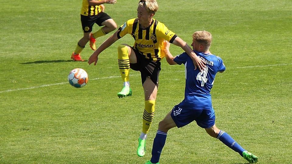 Julian Rijkhoff war von Hertha nicht zu stoppen. 