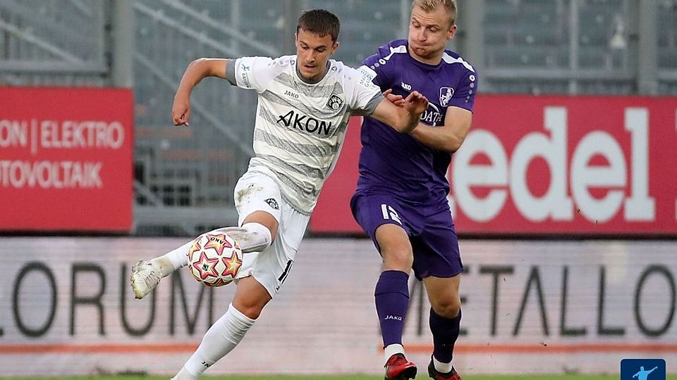 Jonas Greppmeir (re.) wird dem TSV Schwaben Augsburg für längere Zeit nicht zur Verfügung stehen.