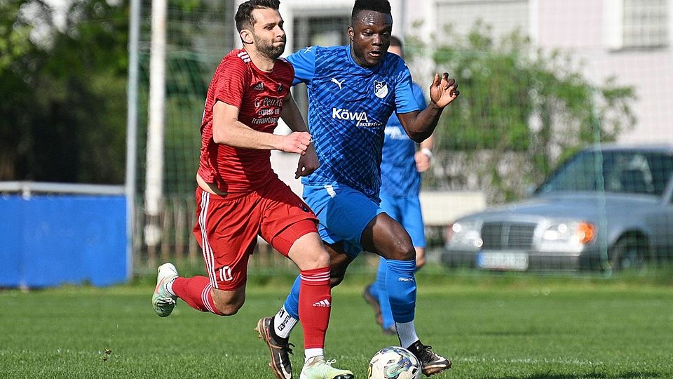 Ettmannsdorf (rechts Cesar Sodji) oder Seebach: Wer behält im Verfolgerduell die Oberhand?