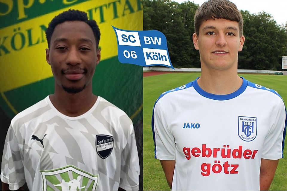 Messie Kiwala (links) und Luzian Behre wechseln zu Blau-Weiß Köln.