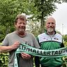 Neu-Trainer Peter Hösl (l.) mit Abteilungsleiter Stefan Schaipp.