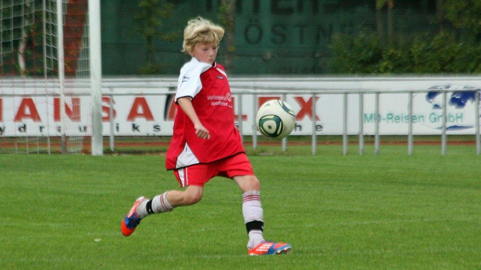 Raphael Aschenbrenner trug mit seinen Leistungen zur guten Platzierung der U14 des ASV Cham bei. F: Christian Groitl
