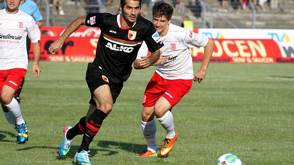 Neu-Augsburger Halil Altintop läuft ebenso in der Memminger Arena auf wie die Topstars des AS Monaco. F: Siering