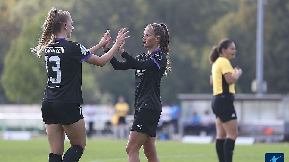 Die Frauen der SGS Essen haben den ersten Heimsieg der Saison eingefahren.