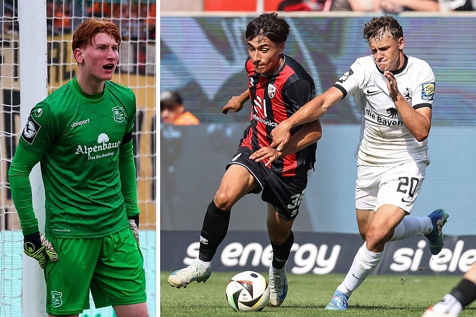 Konstantin Heide, Deniz Zeitler und Lukas Reich zählten trotz ihres jungen Alters in der 3. Liga zum Stammpersonal.