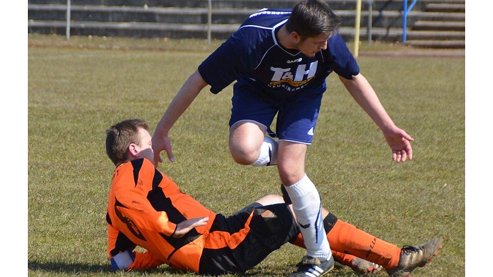 Vorlage und Tor - Matthias Stief war der Matchwinner beim überaus glücklichen Sieg über Allmuthshausen.