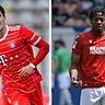 Grant-Leon Ranos und Bright Arrey-Mbi verlassen den FC Bayern wohl im Sommer.