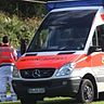 Einen Rettungswageneinsatz gab es am Sonntag auf dem Platz der DJK Eintracht Süd. (Symbolbild)