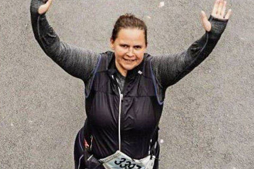Marathon-Läuferin  Alke Renger-Kaiser.