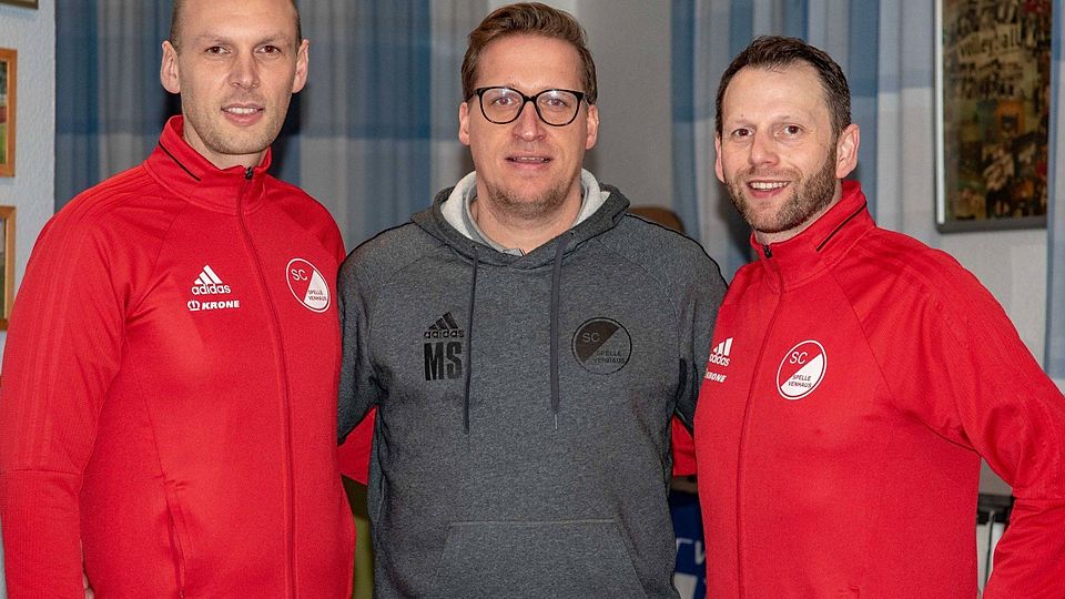 Neu in Spelle als Co-Trainer ist Johann Benner (l.).  Stefan Tünemann (r.) sagte Markus Schütte für eine weitere Saison zu