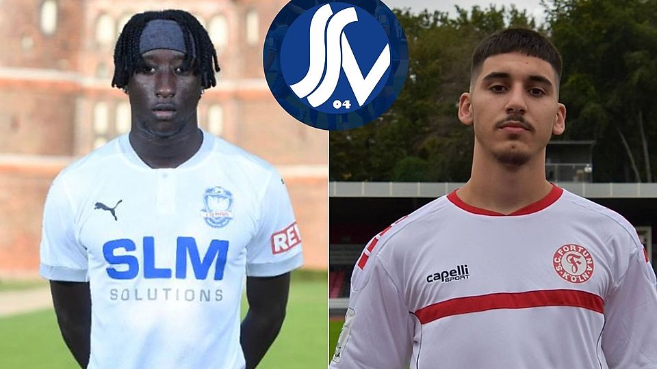 Sam-Calvin Kisekka (l.) und Ardit Maloku sind neu beim Siegburger SV.