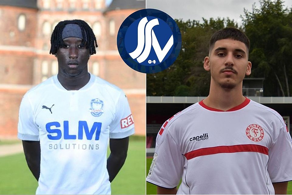 Sam-Calvin Kisekka (l.) und Ardit Maloku sind neu beim Siegburger SV.