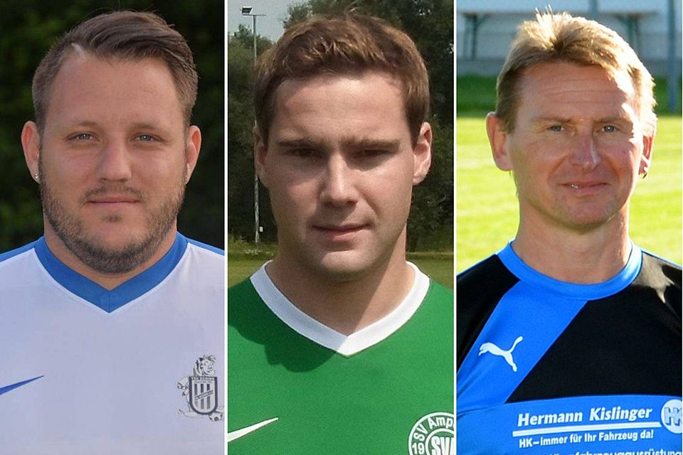 Von links nach rechts: TSV Eching-Teammanager Alex Strecker, SVA Palzing-Abteilungsleiter Dominik Heiß und SpVgg Kammerberg-Teammanager Gerhard Güntner wollen die Saison sportlich zu Ende bringen.