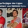 Die besten Torschützen der Zugspitz-Kreisligen bleibt Matthias Lotter. (l.)