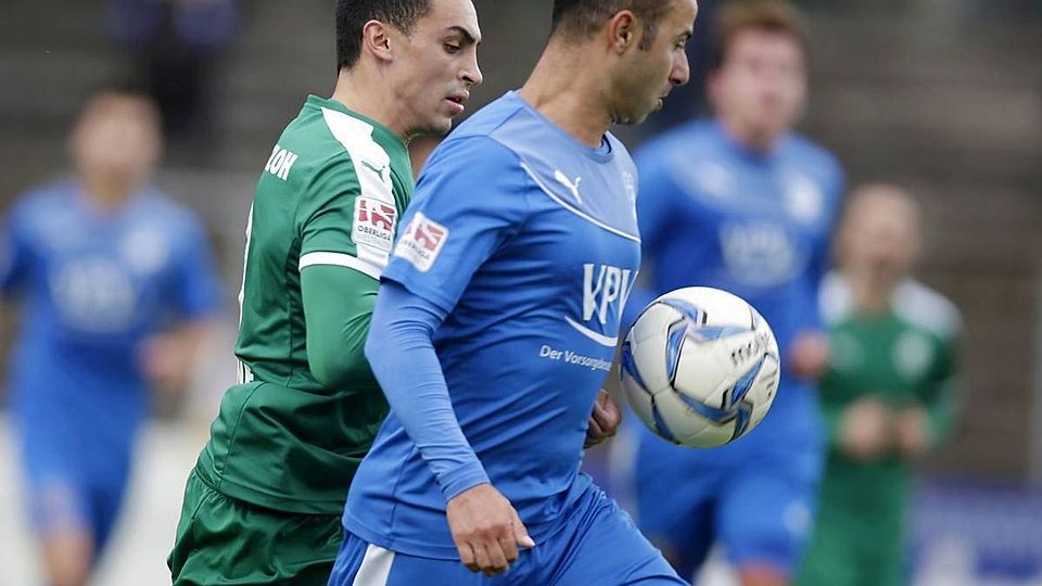 In seiner Zeit als Spieler, spielte Salvatore Gambino unter anderem für den SV Westfalia Rhynern (blau).