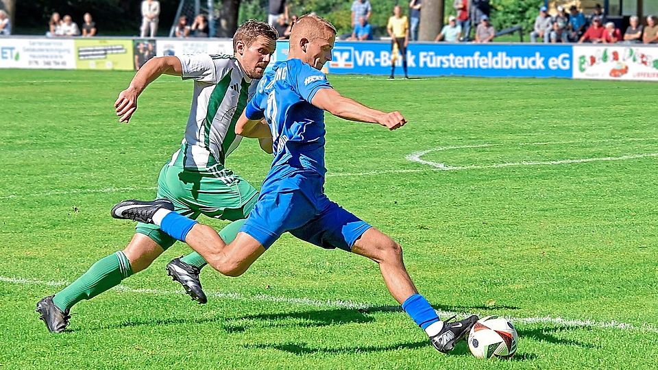 Olching Bezirksliga Oberbayern Süd SC Olching - SV Bad Heilbrunnn Nr. 11 Heinzlmair Leon SCO, Nr. 4 Pföderl Thomas