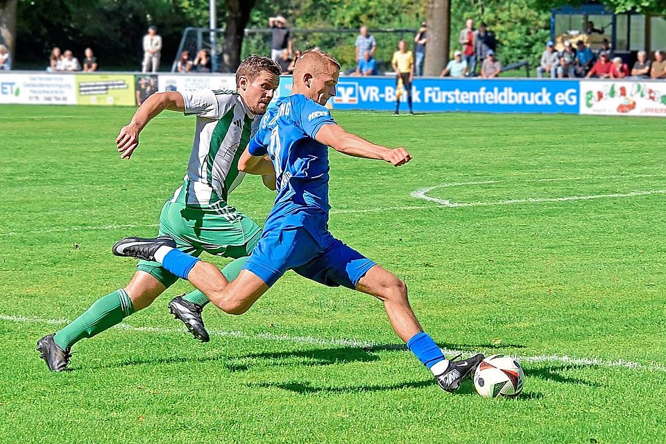 Olching Bezirksliga Oberbayern Süd SC Olching - SV Bad Heilbrunnn Nr. 11 Heinzlmair Leon SCO, Nr. 4 Pföderl Thomas