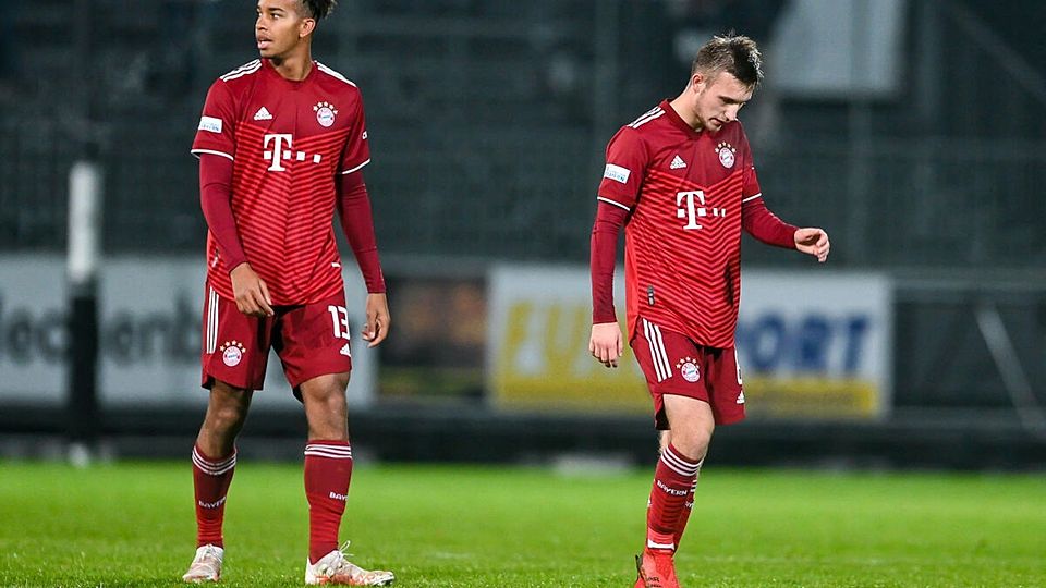 Torben Rhein (r.) wird den FC Bayern München im Sommer wohl verlassen.