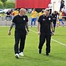 Als Interimstrainer führte Marco Wronski (links) den FC Eddersheim zum Hessenliga-Klassenerhalt. Nun ist er für die Zweite Mannschaft verantwortlich.