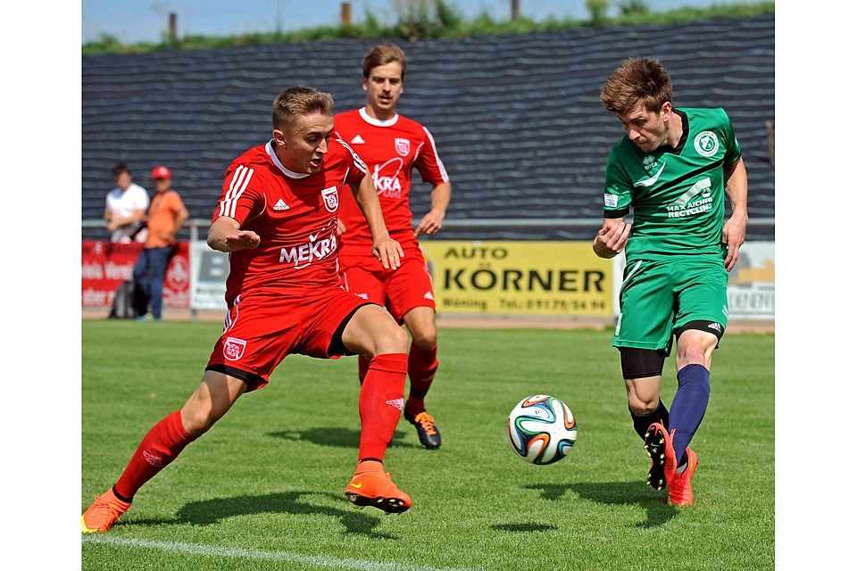 Die SpVgg Wiesau verliert gegen den TSV Thiersheim mit 0:2  F: Horst Linke