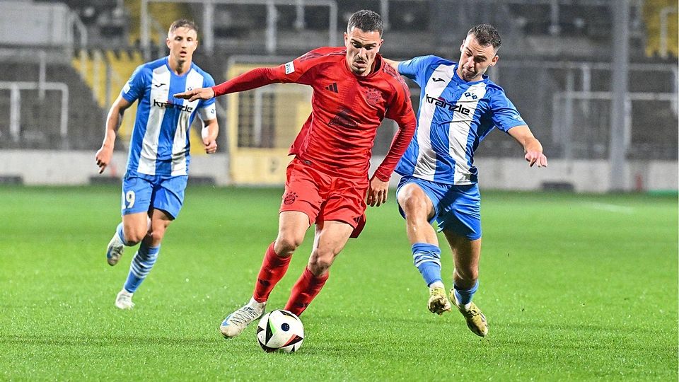 Arijon Ibrahimovic traf gegen den FV Illertissen für den FC Bayern II.