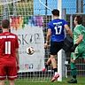 Moritz Hügel trifft zum zwischenzeitlichen 2:0: Die SpVgg SV Weiden II agierte weitaus effizienter als die Gäste aus Pfreimd.
