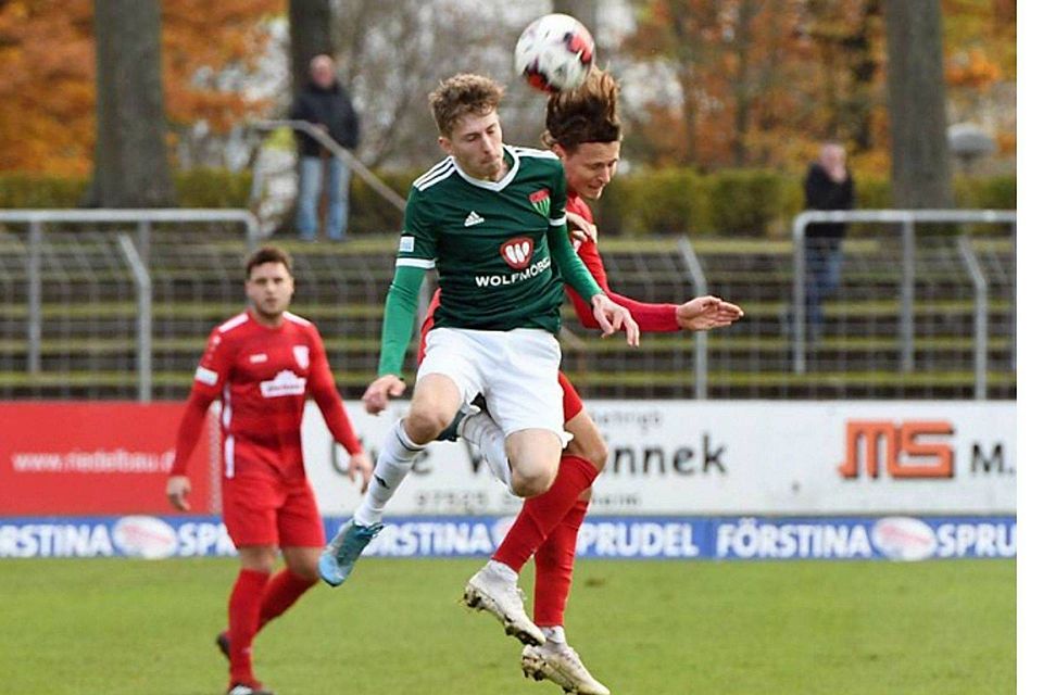 Neuzugang Benedict Laverty hat sich inzwischen beim 1. FC Schweinfurt festgespielt. Gerd Jung